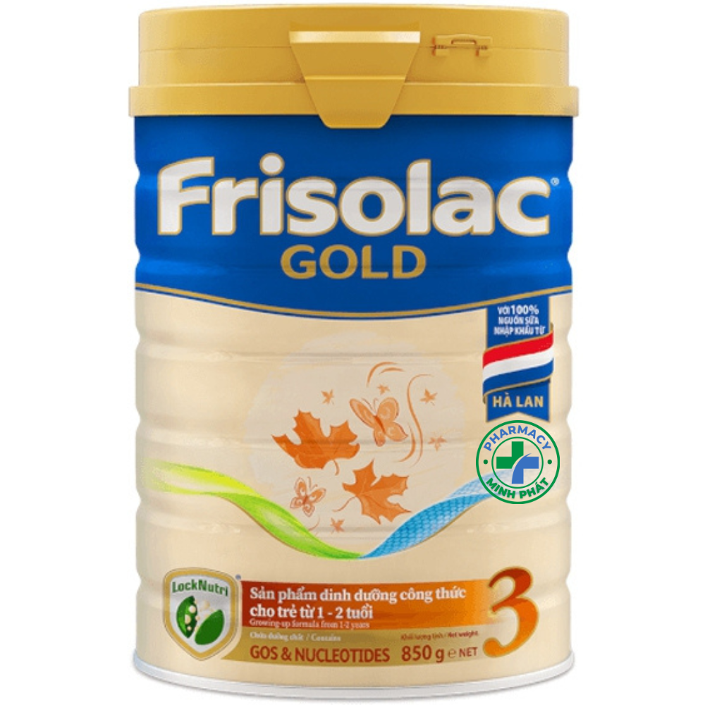 Sữa Frisolac Gold số 3 850g (1 - 2 tuổi)